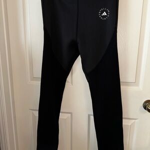 Adidas by Stella McCartney Black athletic pants L Gym activewear designer